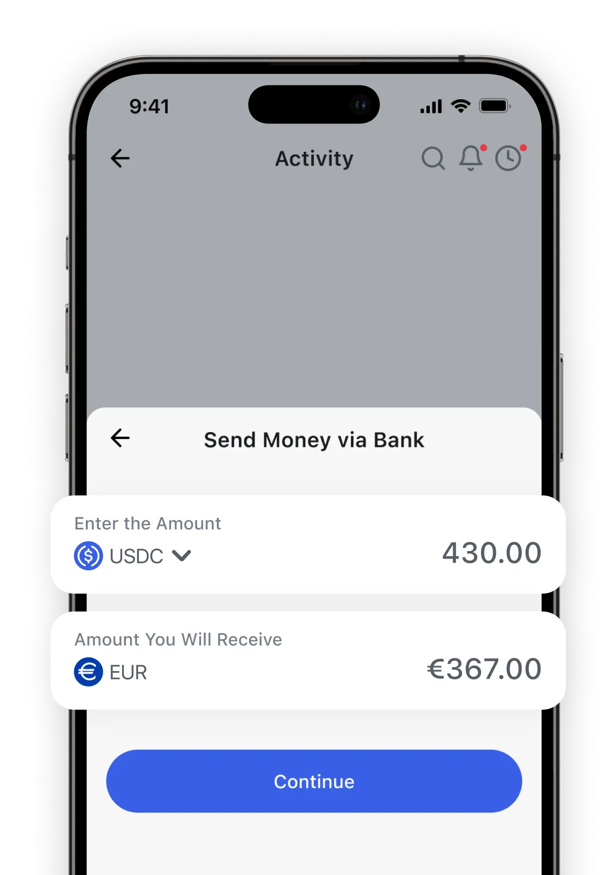 Stablecoin-to-Fiat Transfers